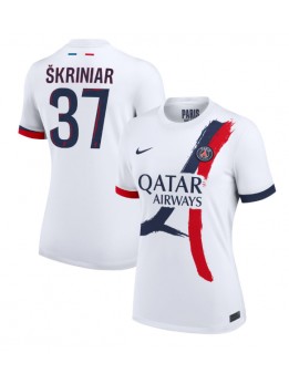 Zenske Futbalové oblečenie Paris Saint-Germain Milan Skriniar #37 2024-25 Krátky Rukáv - Preč